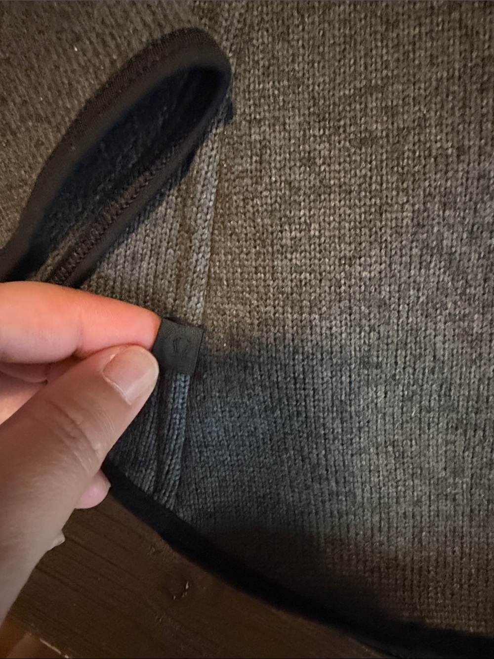 lululemon athletica Heather Charcoal Half-Zip Hoodie - Picture 8 of 8